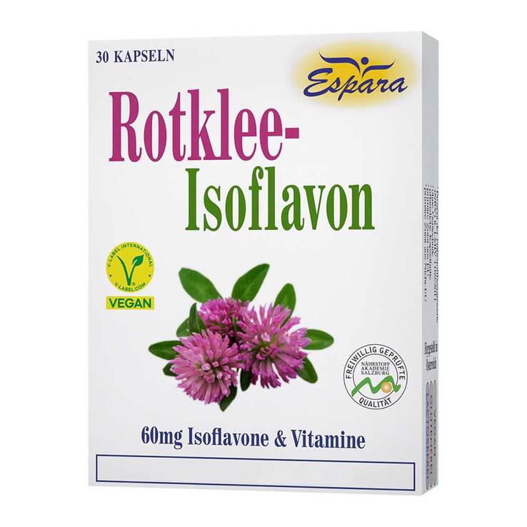 Rotklee Isoflavon Kapseln, 30 St