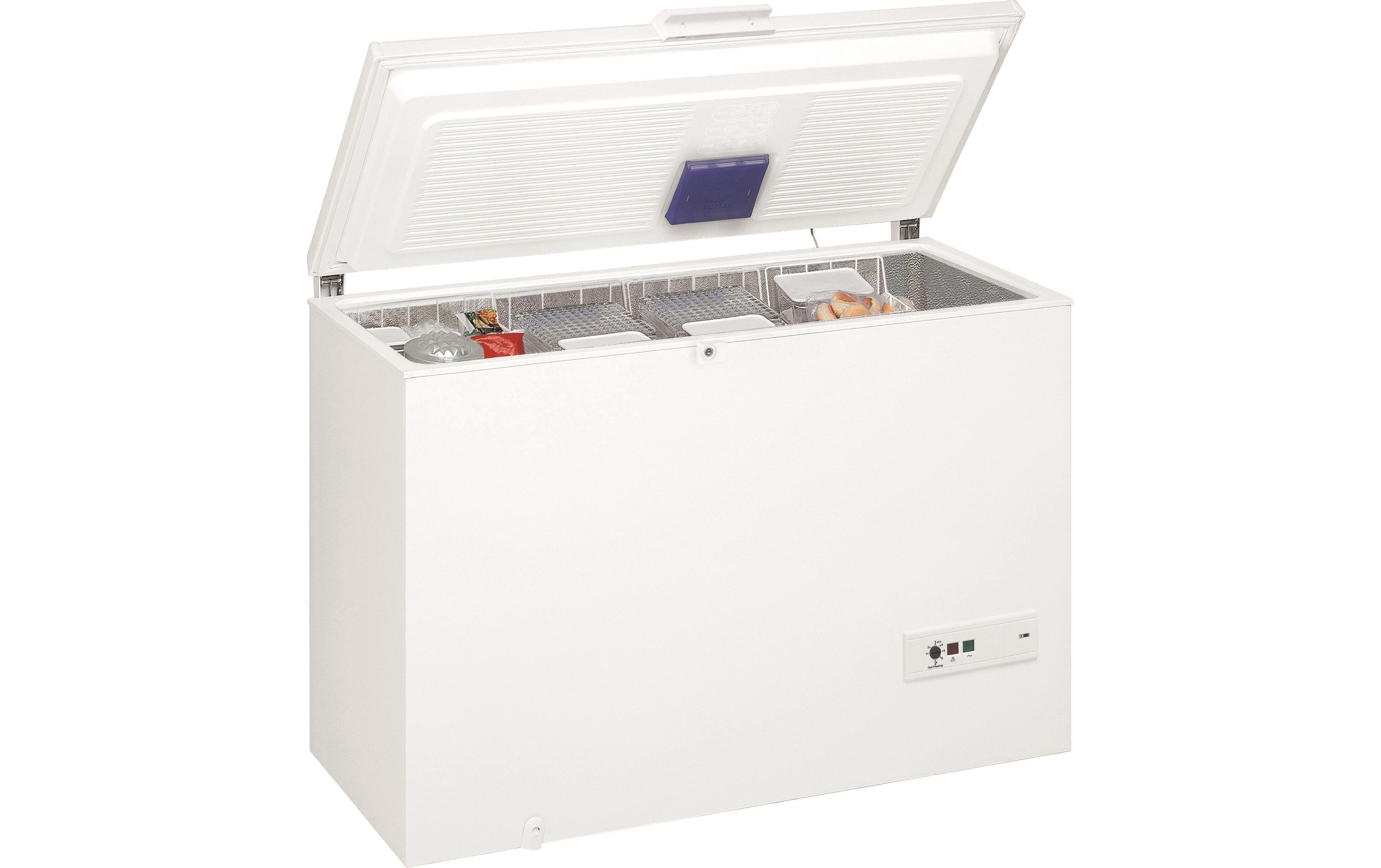 Gefrierschrank ACO 432 E BP Weiss<br>Tiefkühltruhe freistehend