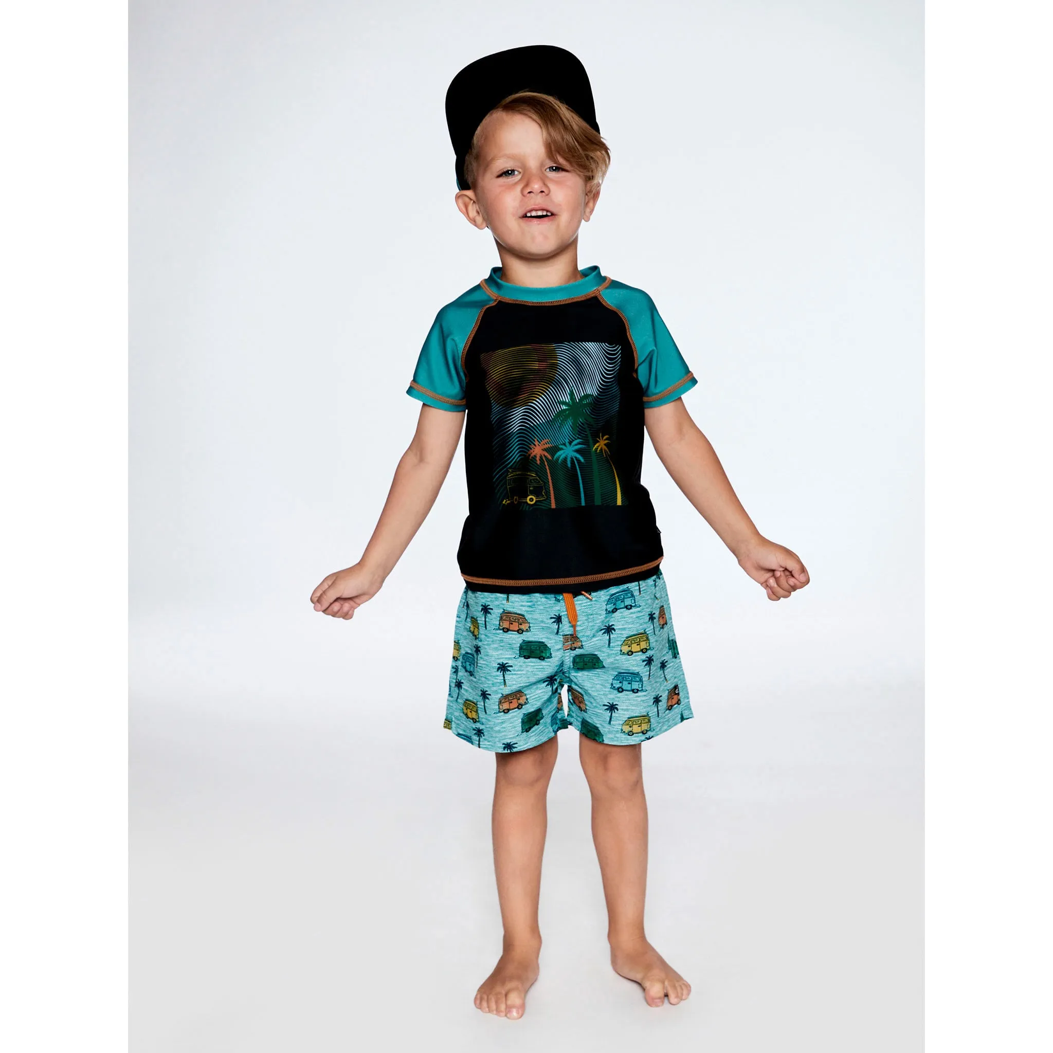 Deux par Deux Maillot Short Caravane 2-6ans
