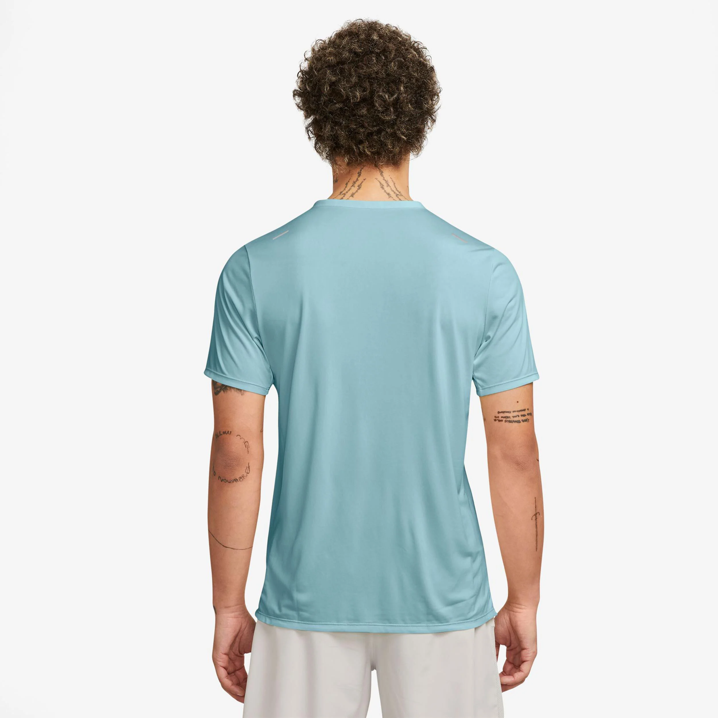 Nike Dri-Fit Rise 365 Maillot De Course Hommes - Bleu Clair
