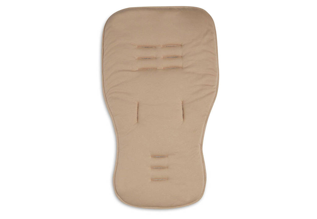 inlegger voor buggy/wandelwagen badstof Biscuit