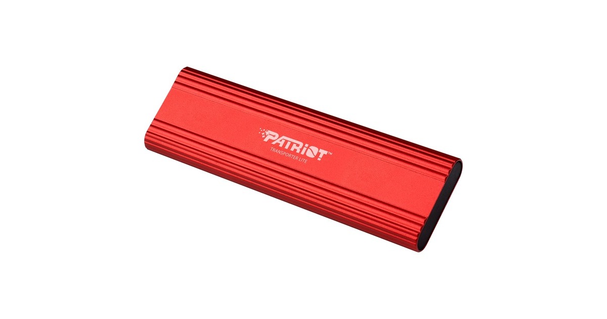 PatriotTransporter Lite 2 TB externe SSD  (Rood, USB-C 3.2 Gen 2 (10 Gbit/s))