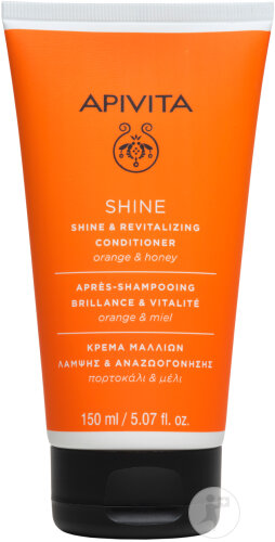 Apivita Après-Shampoing Brillance Et Vitalité Orange Et Miel Tube 150ml