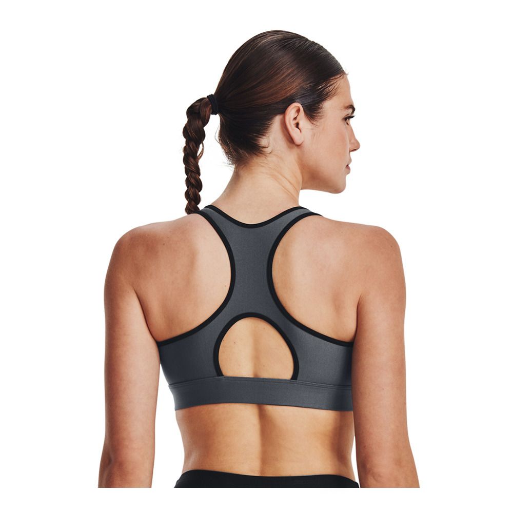 Under Armour MID PADLESS - Brassière Femme gray