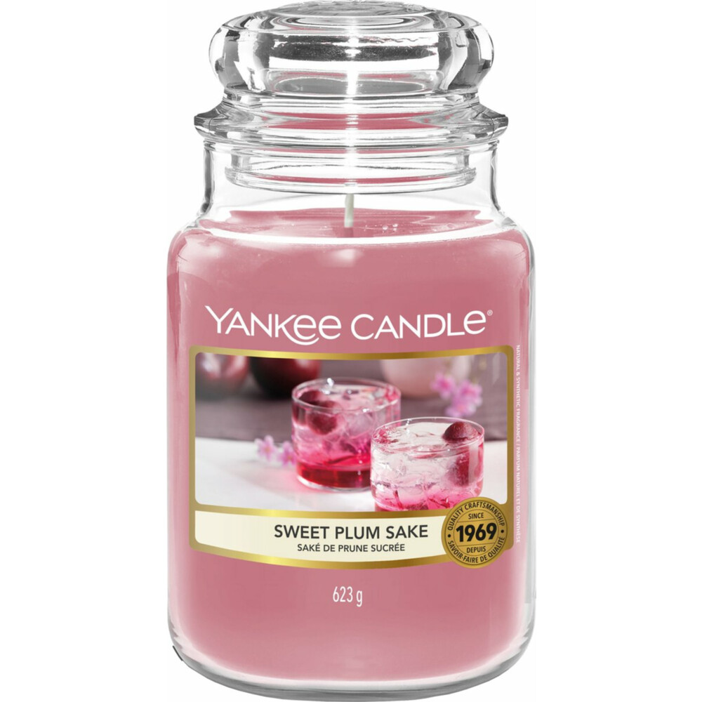 Yankee Candle Geurkaars Large Jar Sweet Plum Sake623 gr