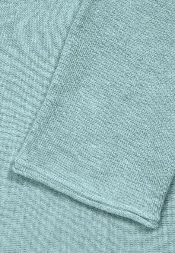 Dolman Pullover - iced mint melange