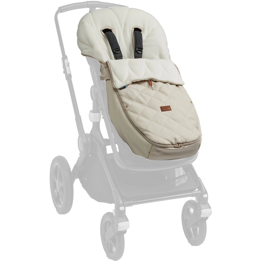 Najell Winterfußsack Quilt Sandy Beige