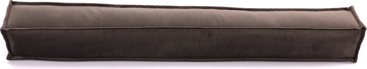 Tochtstopper Velour taupe 95 x 10 x 10 cm