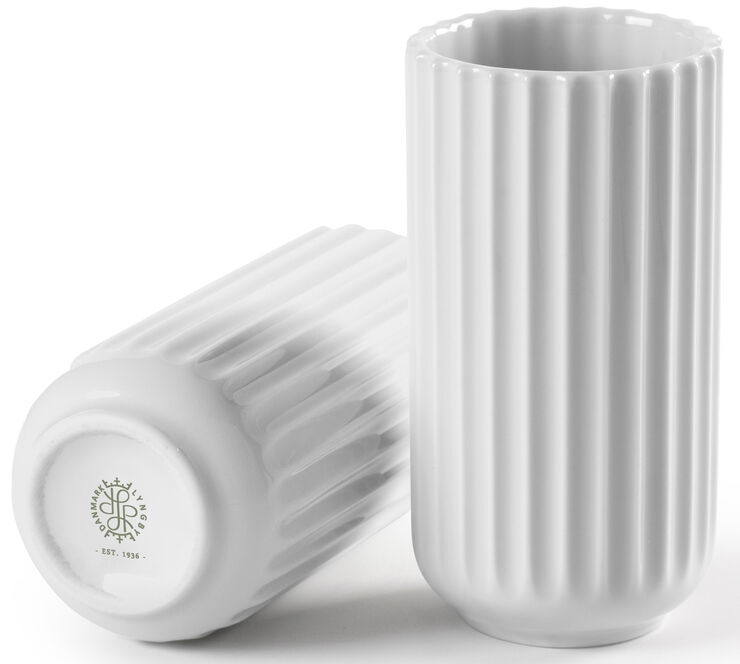 Lyngby Porcelæn Lyngbyvasen hvid Hvid