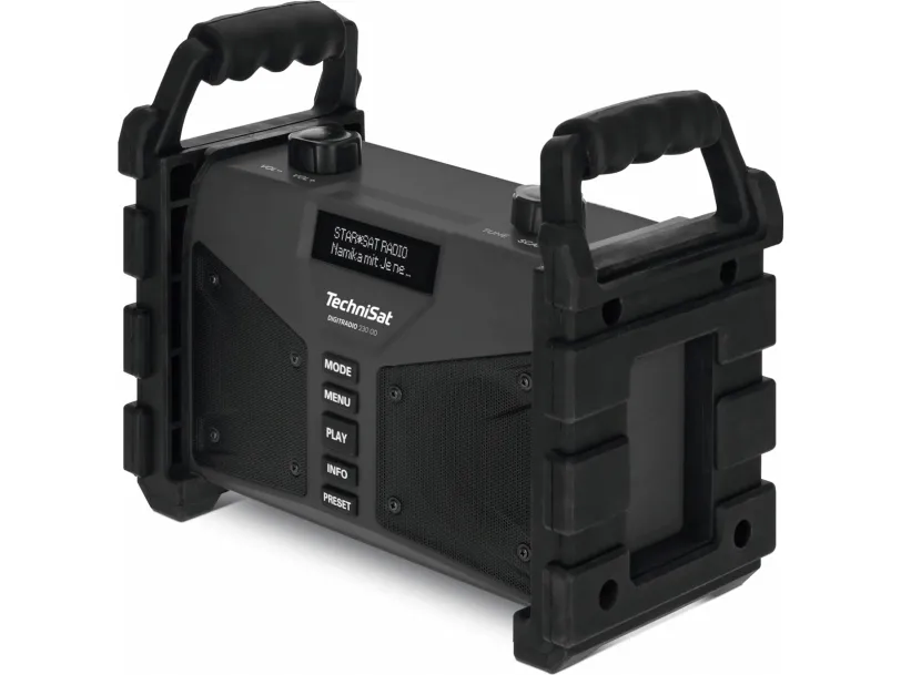 TechniSat DIGITRADIO 230 OD, Bærbar, Analog & digital, DAB , FM, 87,5 - 108 Mhz, 12 W, LCD