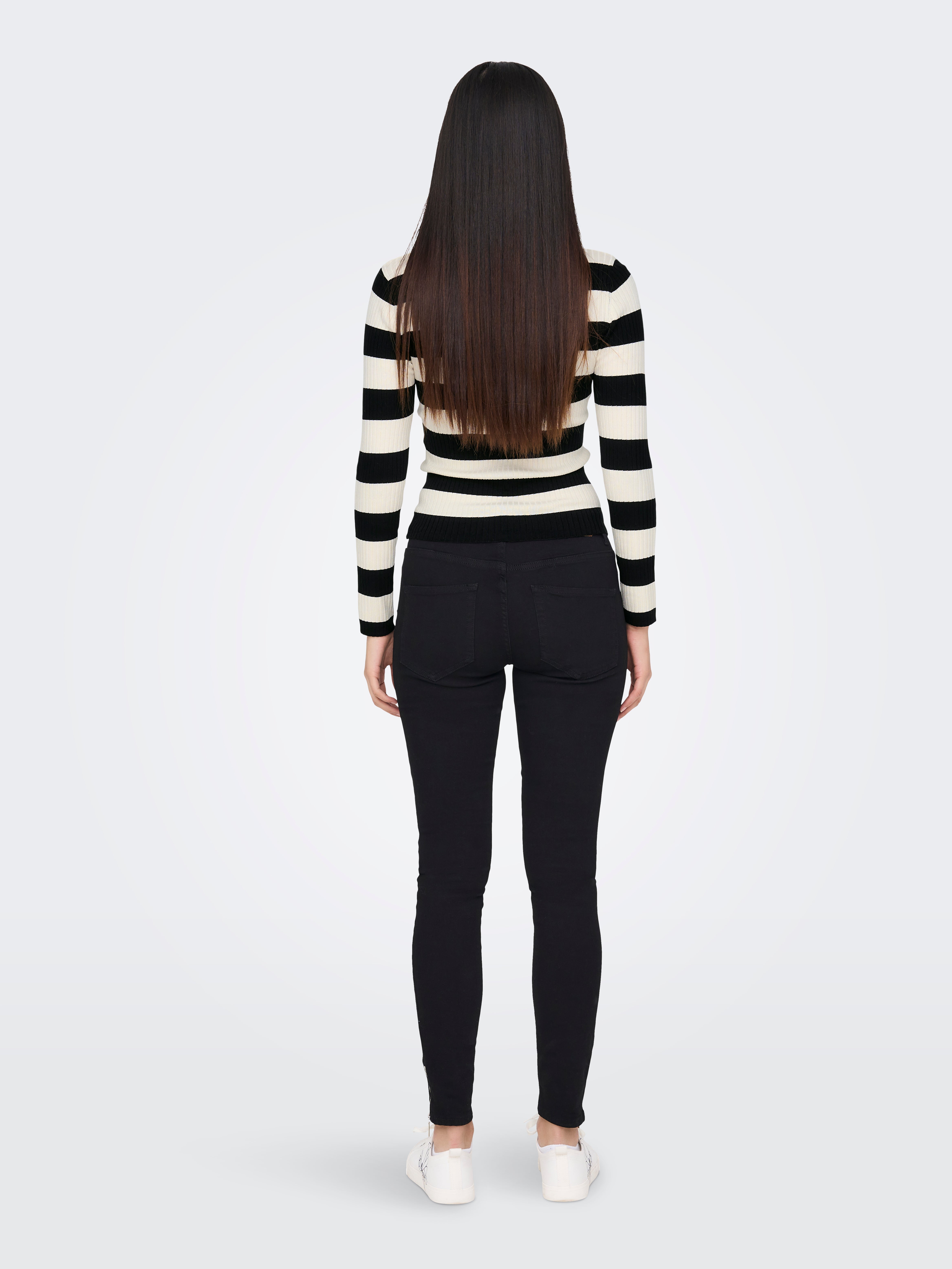 JDYPLUM Strickpullover Black