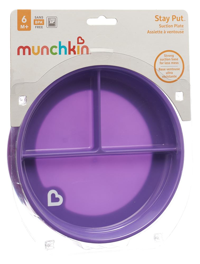 MUNCHKIN Teller mit Saugnäpfen<br>1 Stück, Stay Put