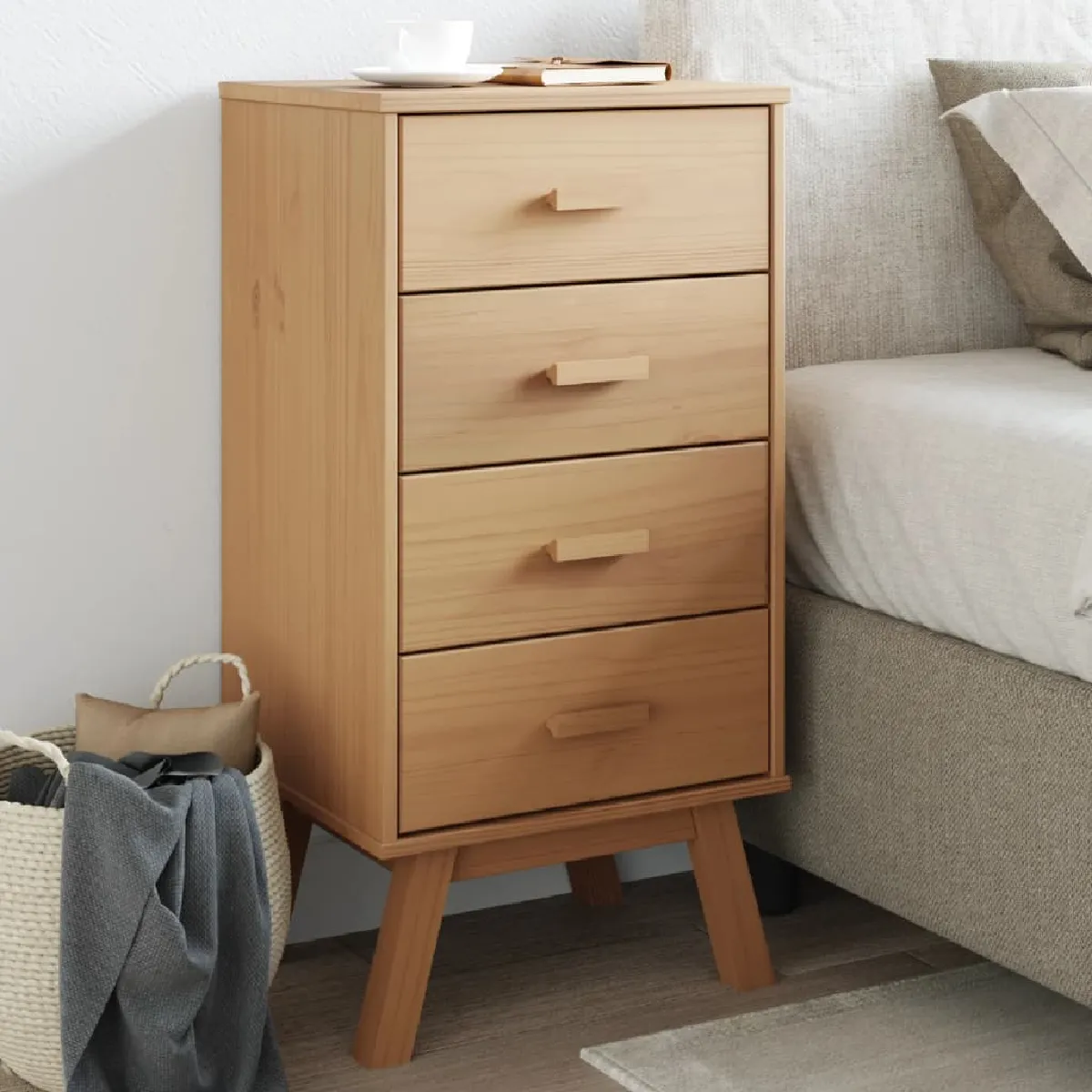 vidaXL Table de chevet OLDEN
