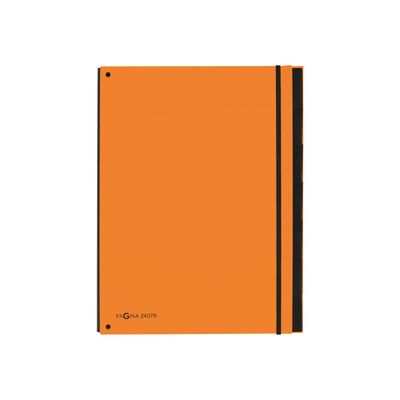 Pagna Office Trend - Trieur polypro à fenêtres 7 positions - orange
