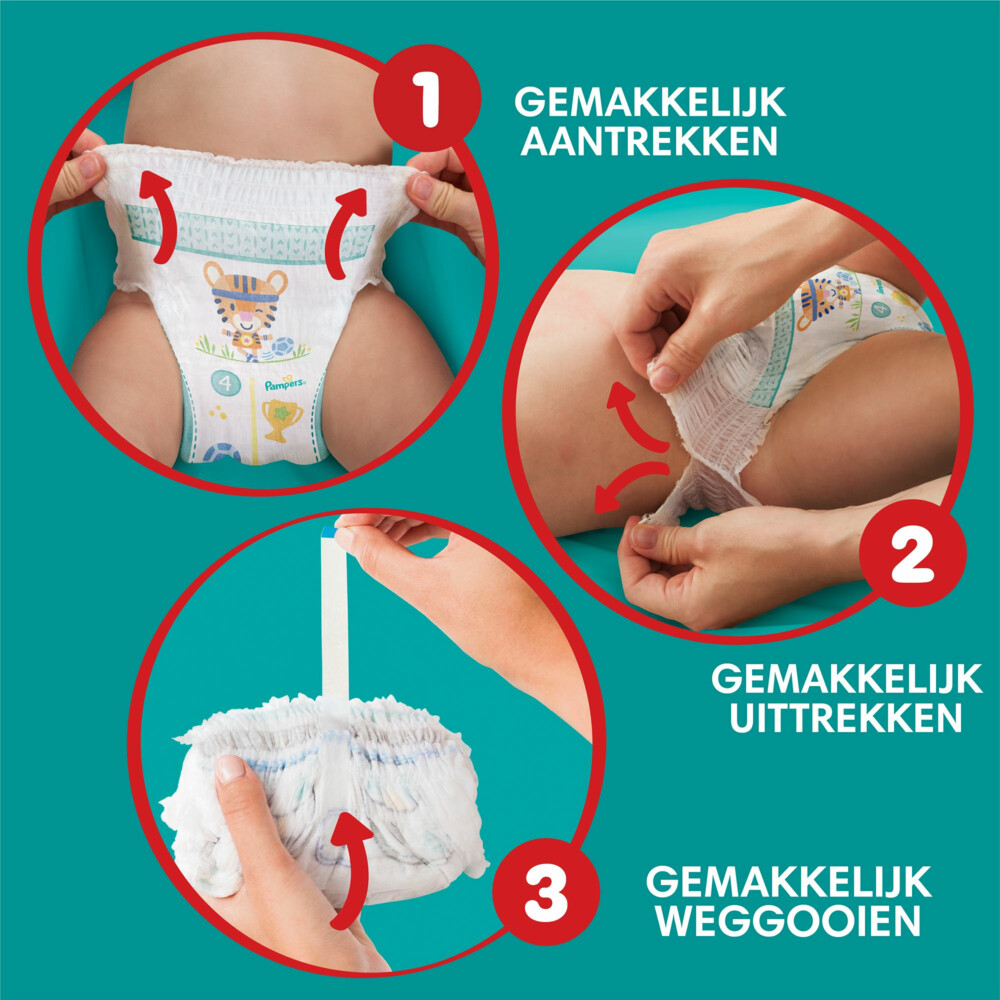 Pampers Baby Dry Luierbroekjes Maat 4 (9-15 kg)180 stuks