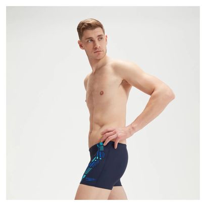 Maillot de bain Speedo Eco Tech Print Aquashort Bleu marine / Bleu