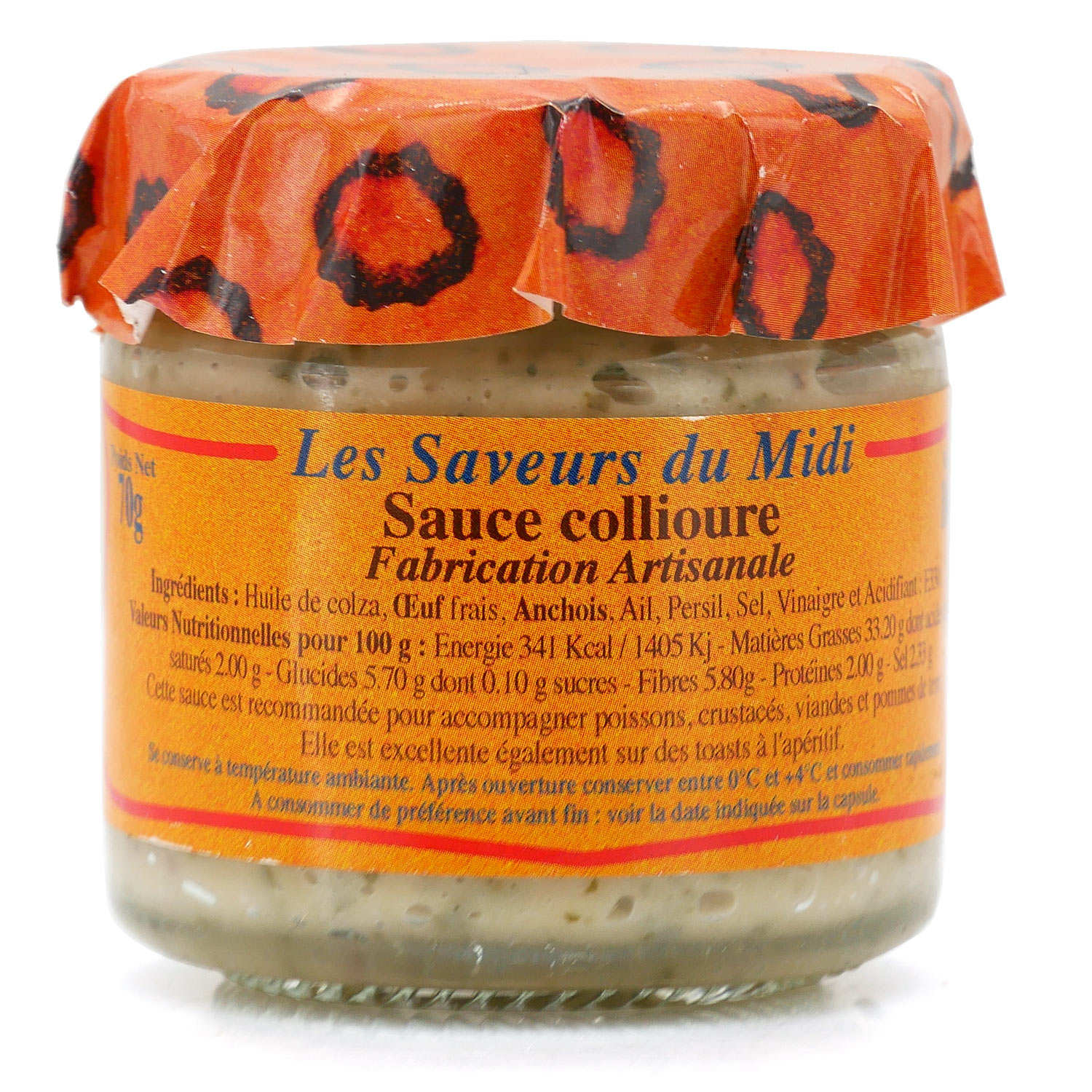Sauce Collioure - Sauce artisanale aux anchois