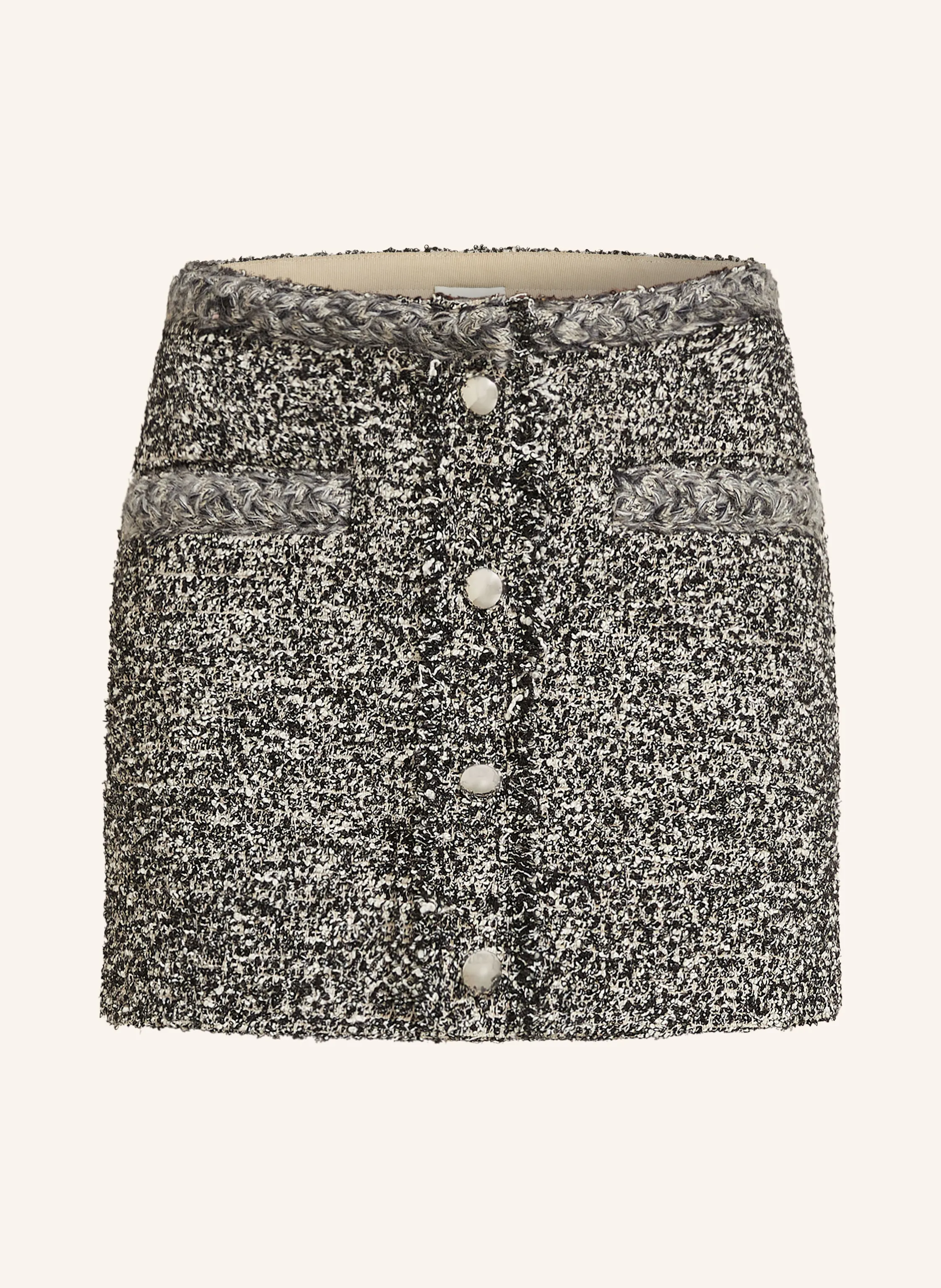 ISABEL MARANT Bouclé-Rock mit Glitzergarn