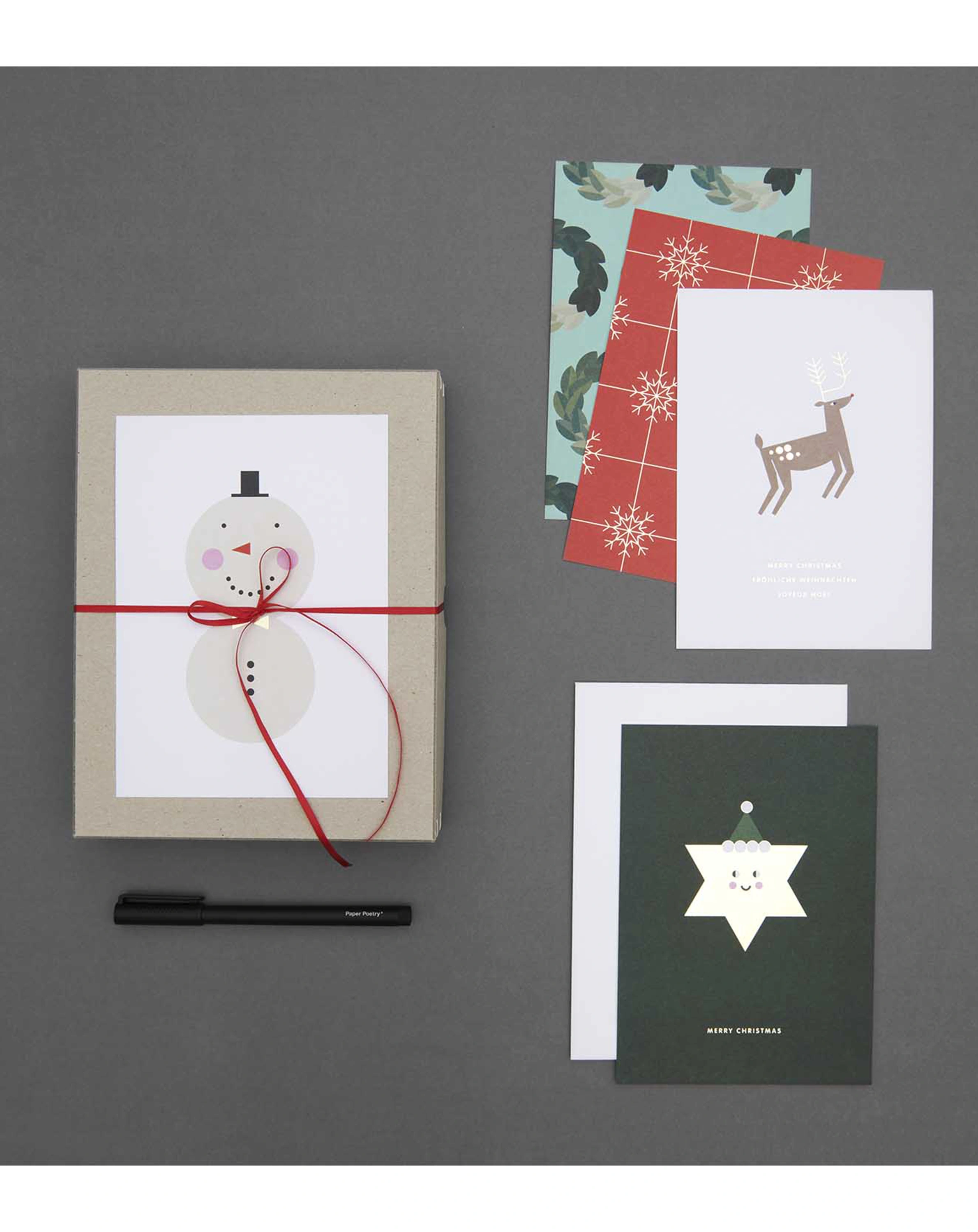 Postkartenblock I LOVE CHRISTMAS 10er-Set