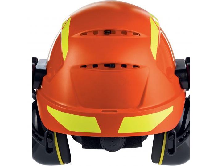 uvex Schutzhelm Pheos Forestry, Orange Forsthelm Komplettset