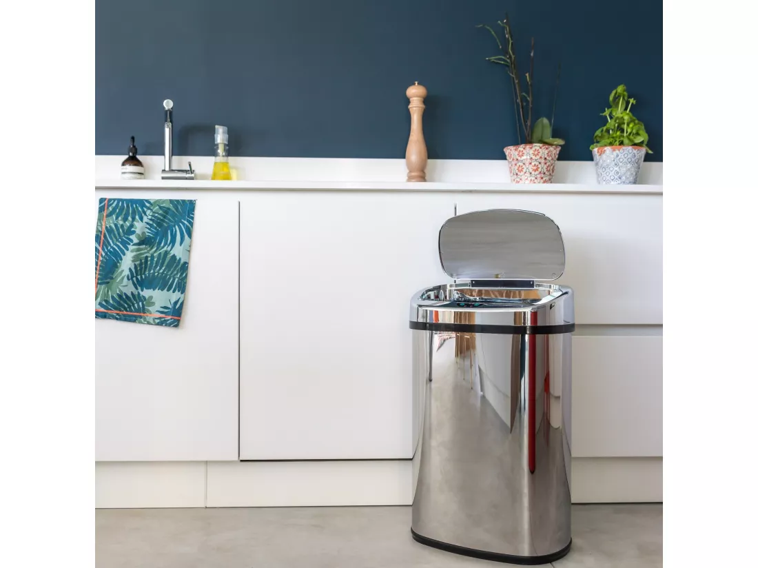 Poubelle de cuisine automatique MAJESTIC Argent Acier inoxydable 68L