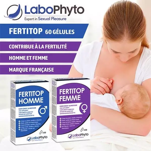 Labophyto FERTITOP FEMME - tratamento para fertilidade - 60 cápsulas