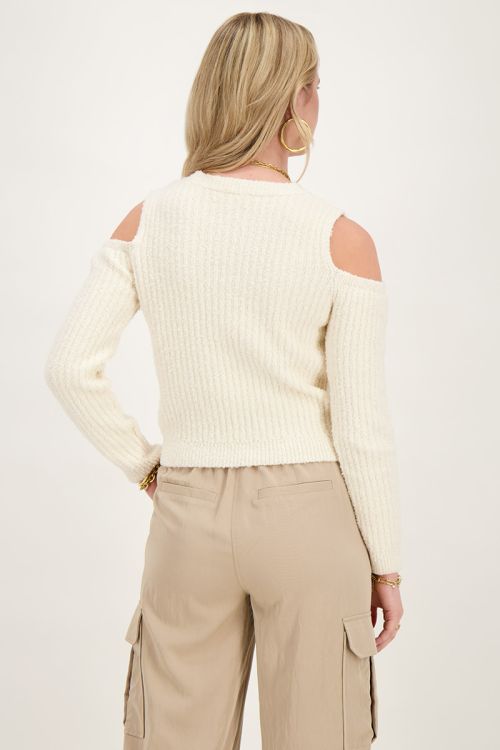 Witte cut-out top