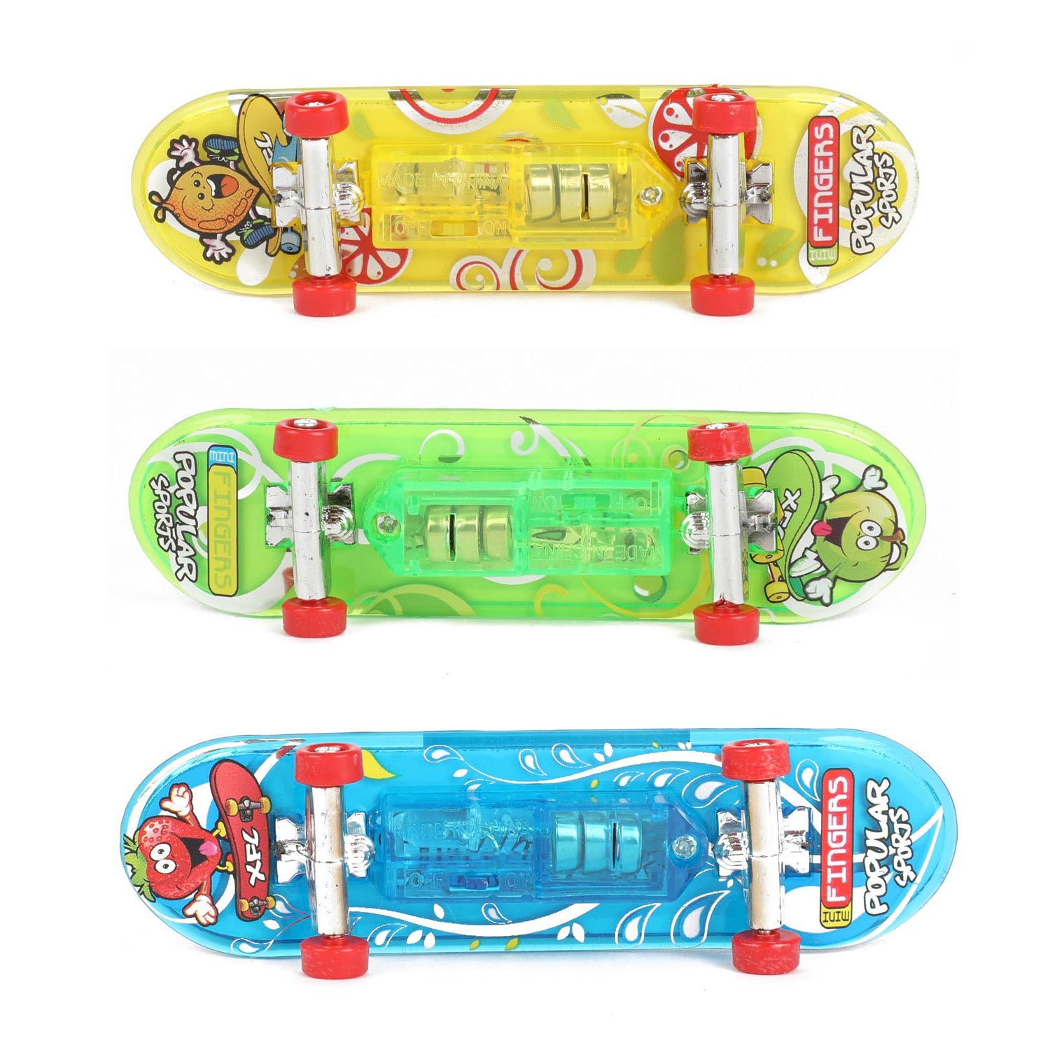 Vinger Skateboard met Licht en Extra wielen