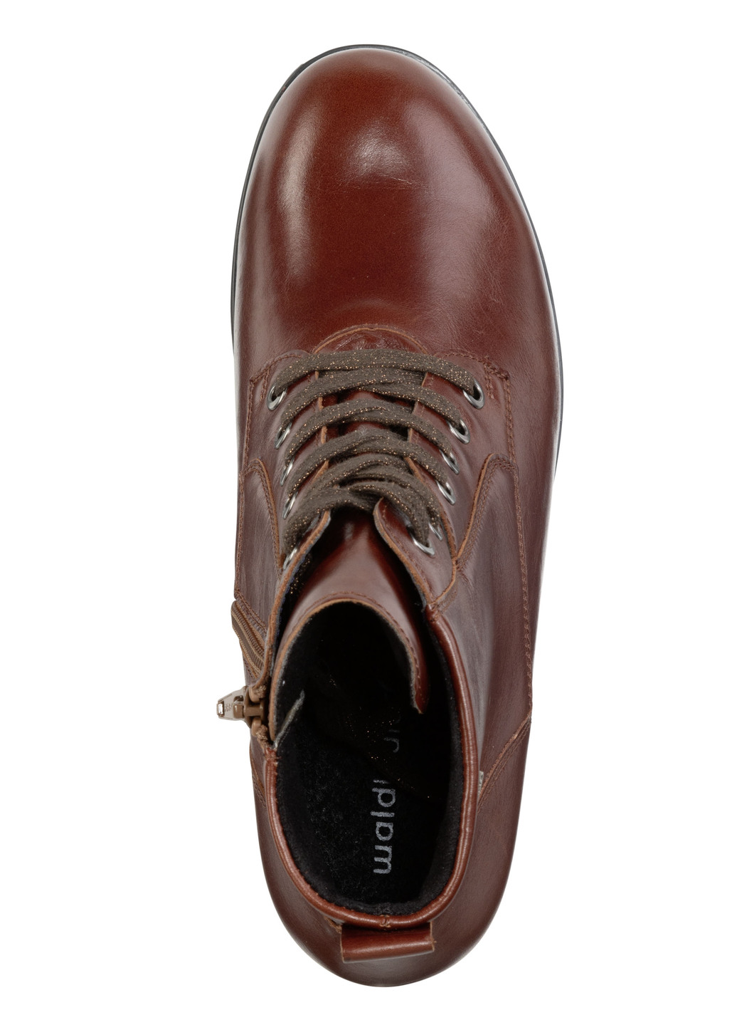 Waldläufer Schnür-Stiefelette aus weichem Nappaleder