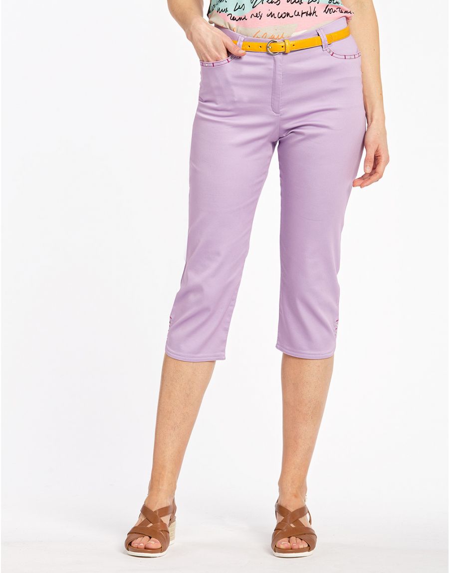 Corsaire violet stretch