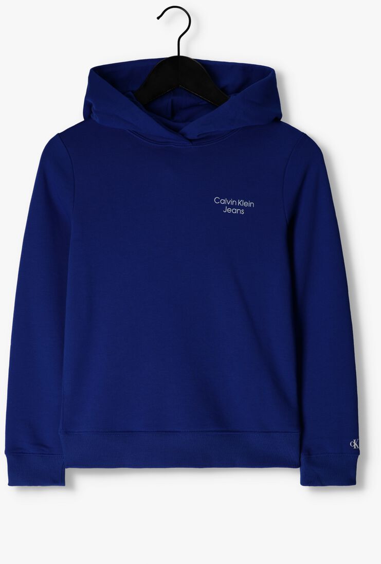 CALVIN KLEIN blauwe calvin klein trui ckj stack logo hoodie