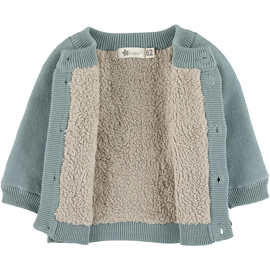 Sterntaler GOTS Strick-Jacke Stern grün