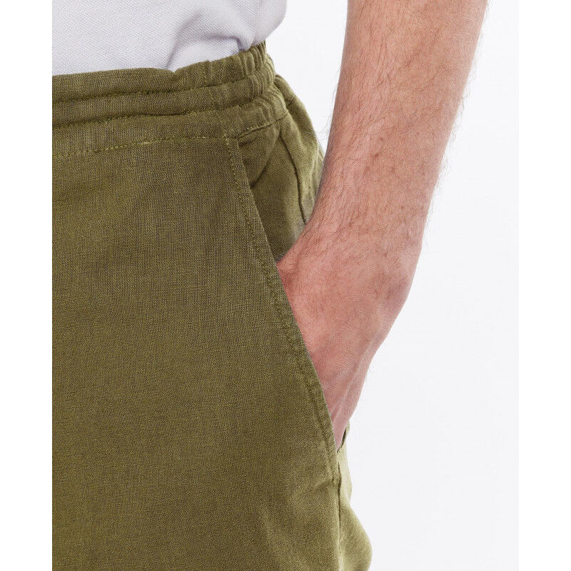 Linen Cotton Mix Short - Short homme