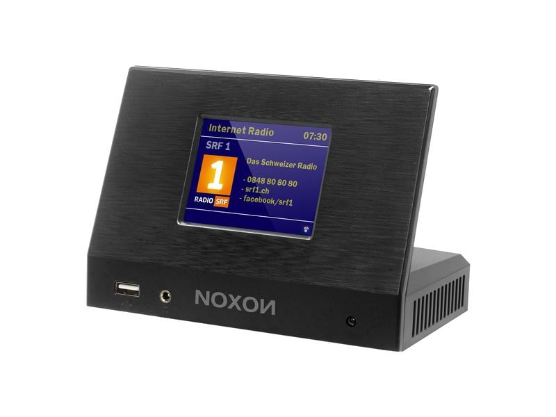 Noxon Radio-Tuner A120 Schwarz Adapter für UKW/DAB/DAB /UKW mit Internet-Radio