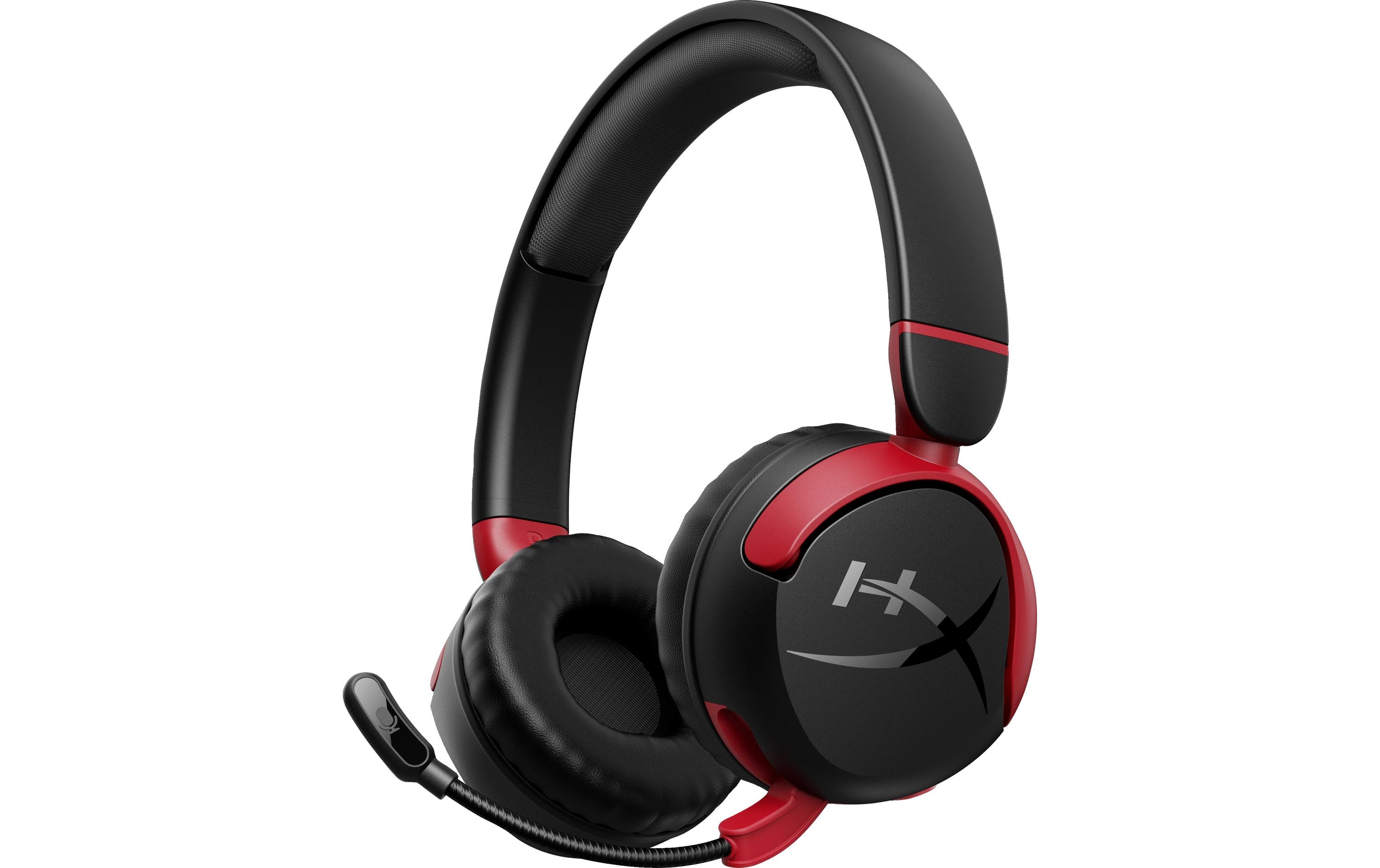 Headset Cloud Mini Wireless Rot/SchwarzKomfortables Gaming-Headset für PC und Spielkonsolen