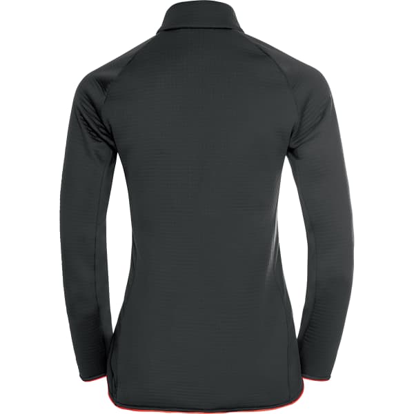 Veste polaire randonnée ODLO MID LAYER FULL ZIP SESVENNA HYBRID S-THERMIC BLACK