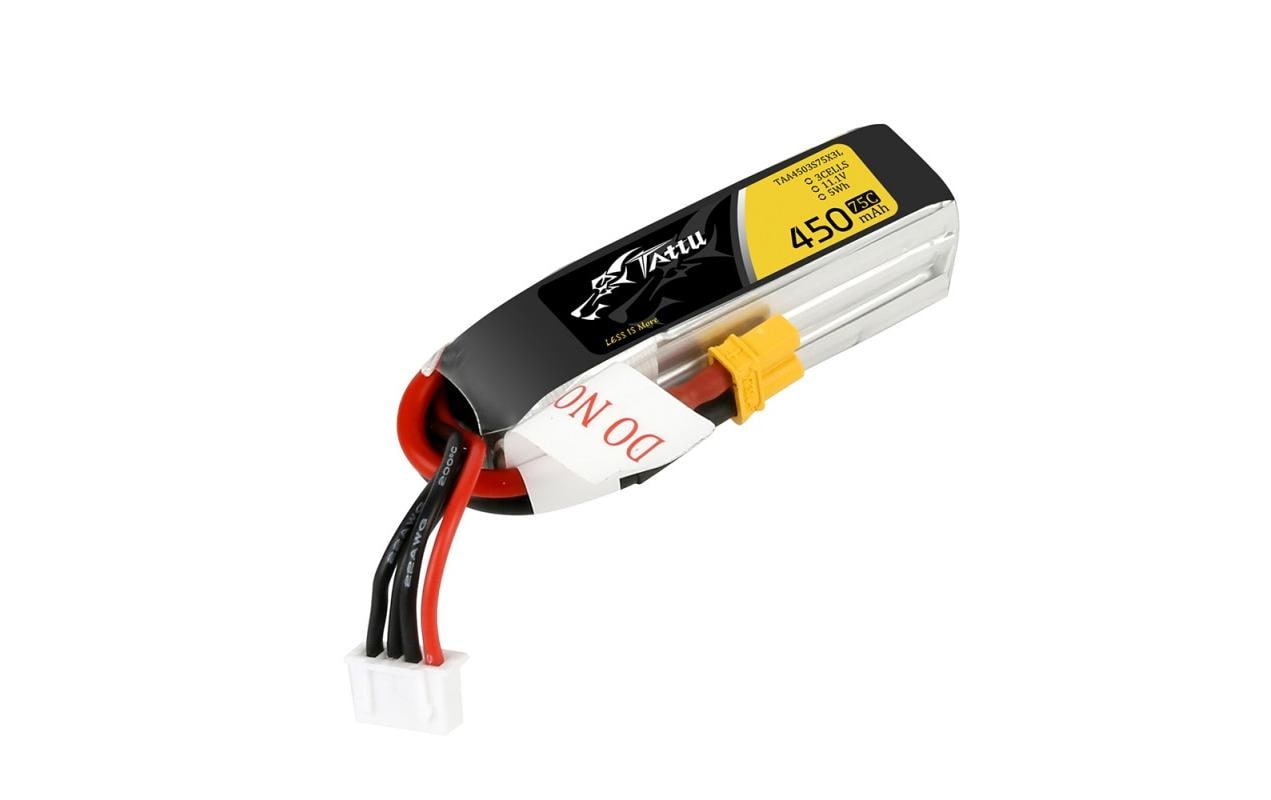 RC-Akku LiPo 450 mAh 11.1 V 75C3S LiPo Akku mit XT30 Stecker