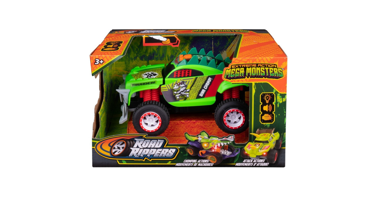NikkoRoad Rippers - Extreme Action Mega Monsters: Dino Truck Speelgoedvoertuig