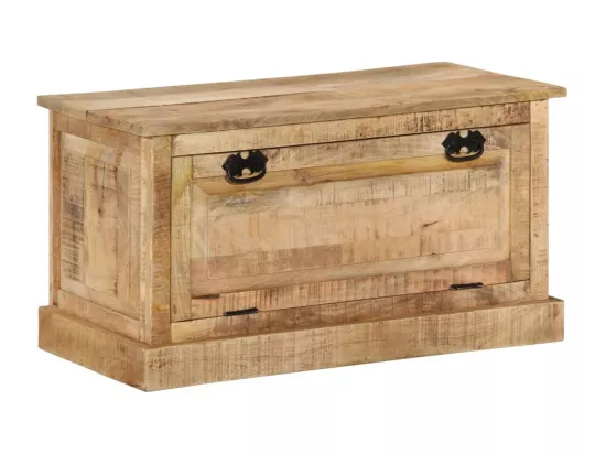 Banc de rangement de chaussures 85x40x45 cm Bois de manguier