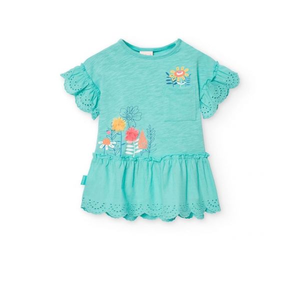 Boboli Vestido Combined Aquarius 6 Anos