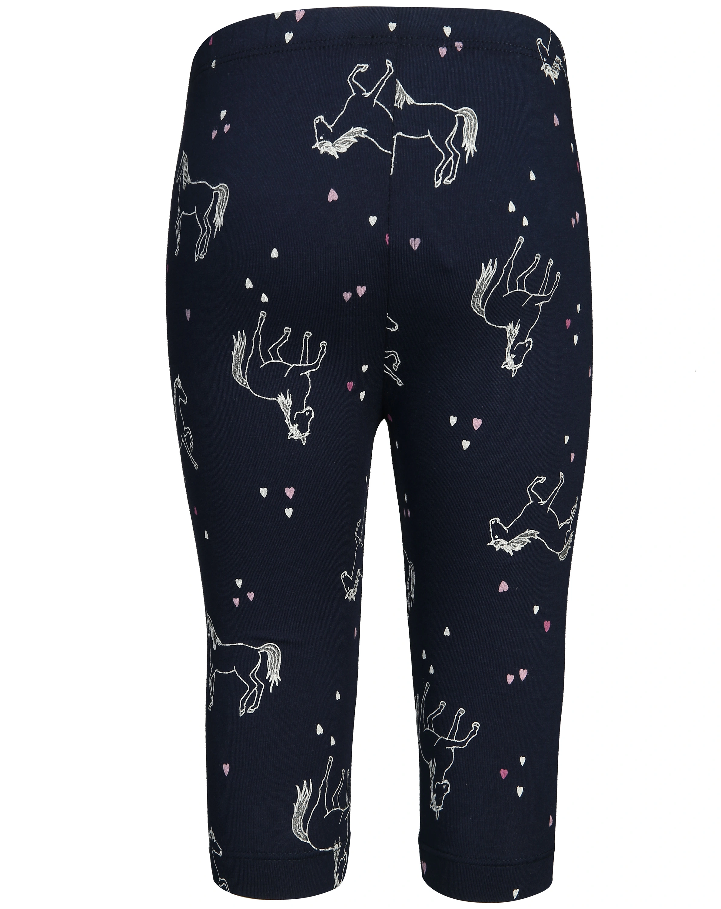 Capri-Leggings HORSES AOP in navy