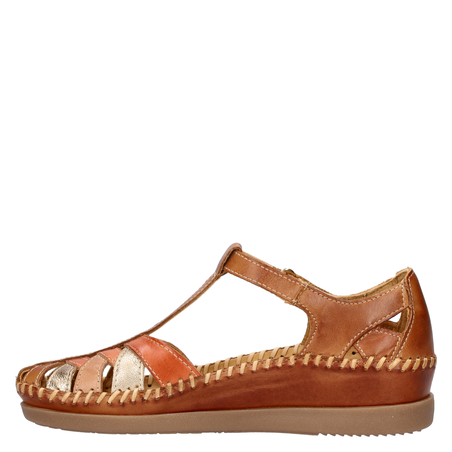 Cadaques dames sandaal Pikolinos Cognac