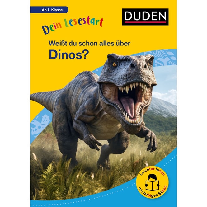 DUDEN - Weißt du schon alles über Dinos? - Dein Lesestart - Ab 1. Klasse