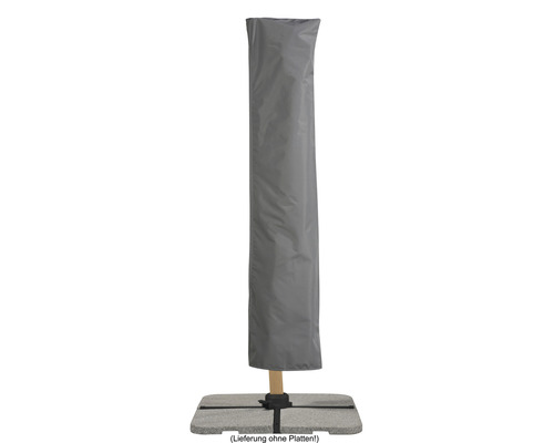 Schneider Rhodos Twist Woody parasol, 300 x 300 cm, naturel