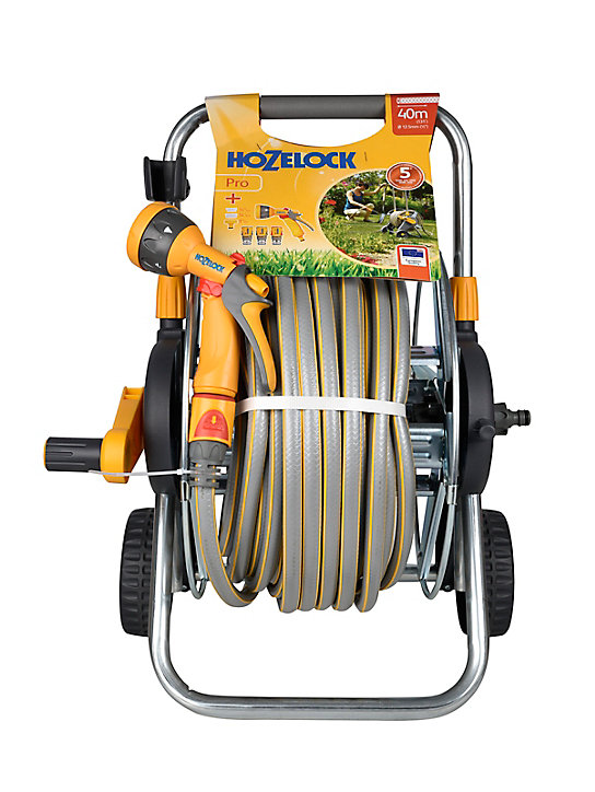 Chariot métal équipé Hozelock ø12,5 mm L.40 m