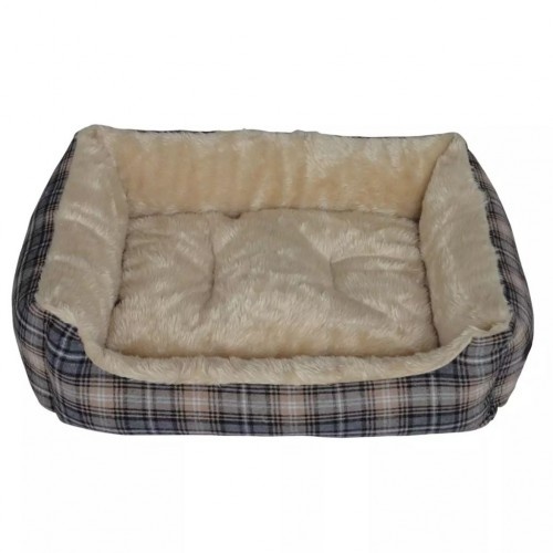 Cama macia para cachorro, multicolorida