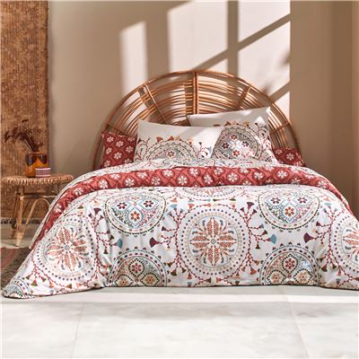 Linge de lit style folk - BECQUET CRÉATION