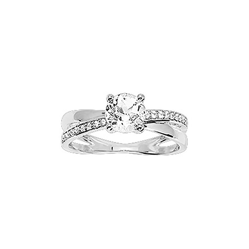 Bague Femme - Oxyde de zirconium - Or 18 Carats
