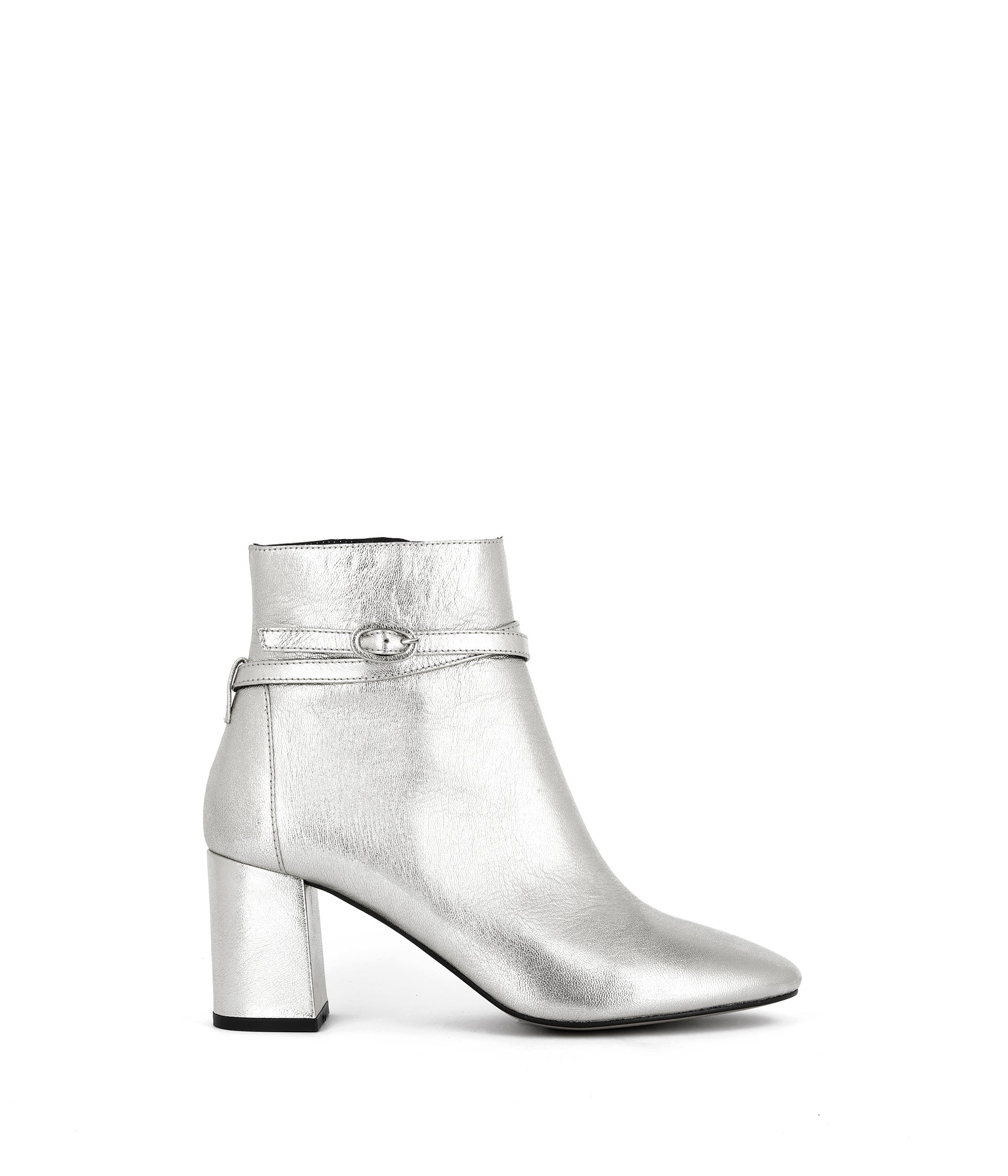Boots talon argent Besse