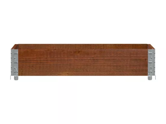 Jardinière bac lit surélevé bois marron 100 x 50 x 45433 cm 02_0037285